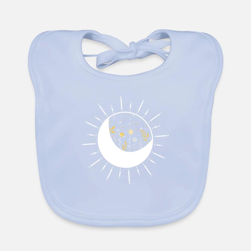 Fleurs de lune Bavoir bio Bébé