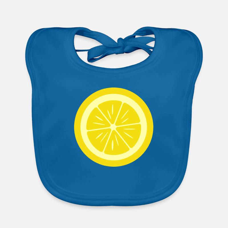 Sliced lemons Organic Baby Bibs