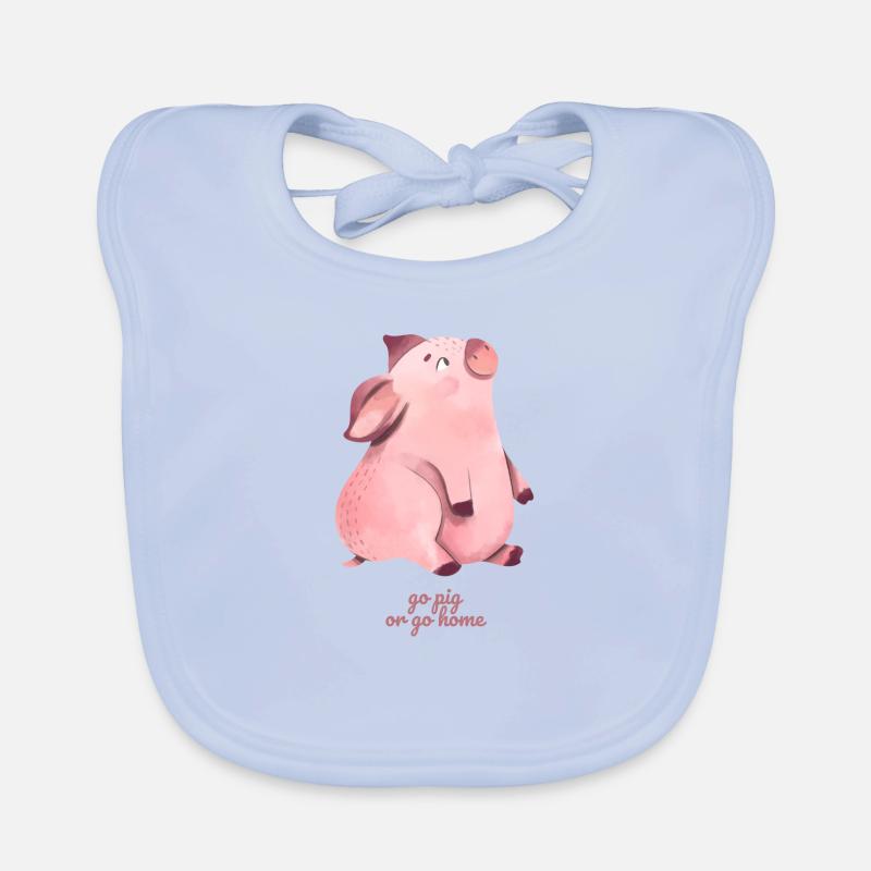 Go Pig oder Go Home Baby Bio-Lätzchen