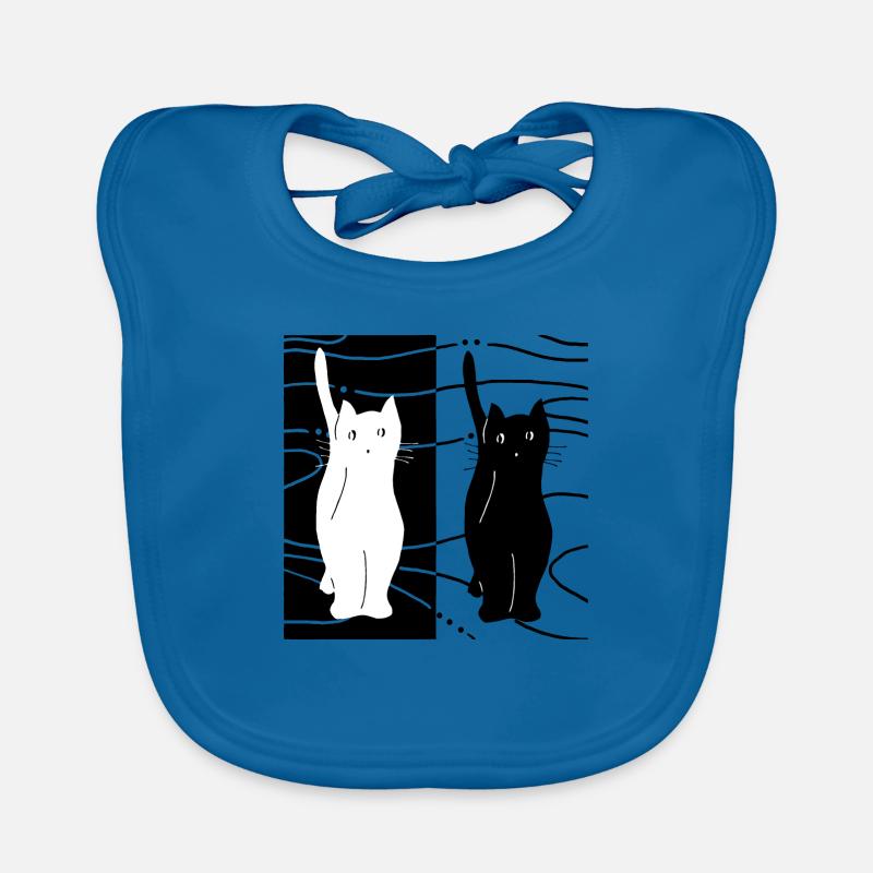 Les chats Bavoir bio Bébé