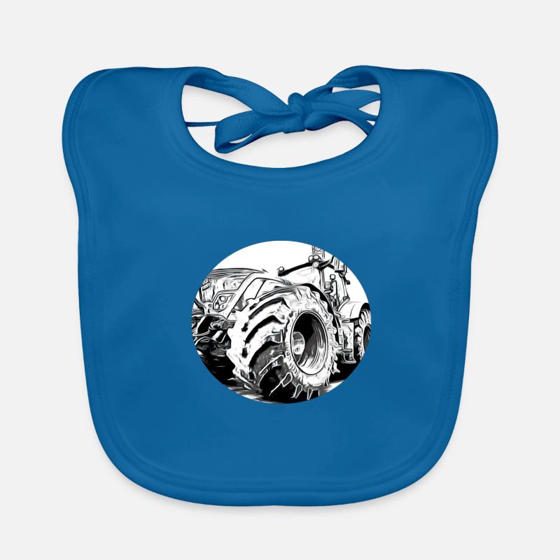 Traktor Baby Bio-Lätzchen