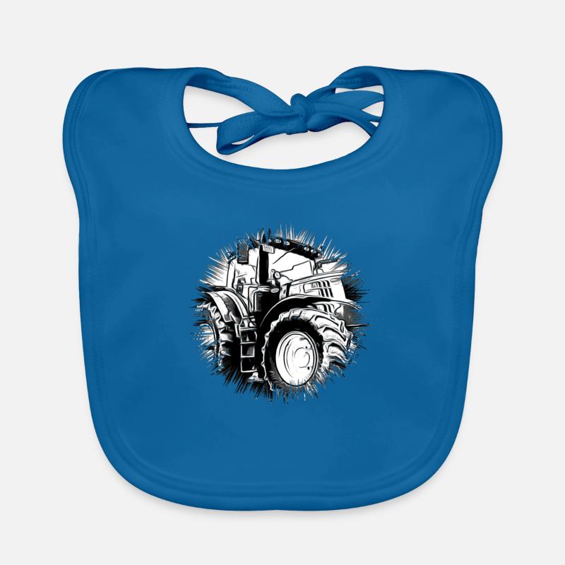 Traktor Baby Bio-Lätzchen