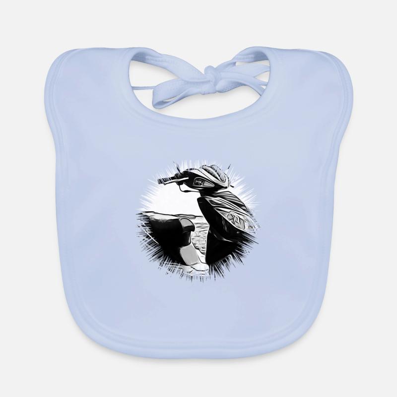 Motorroller Baby Bio-Lätzchen