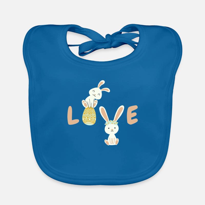 Love Easter Organic Baby Bibs