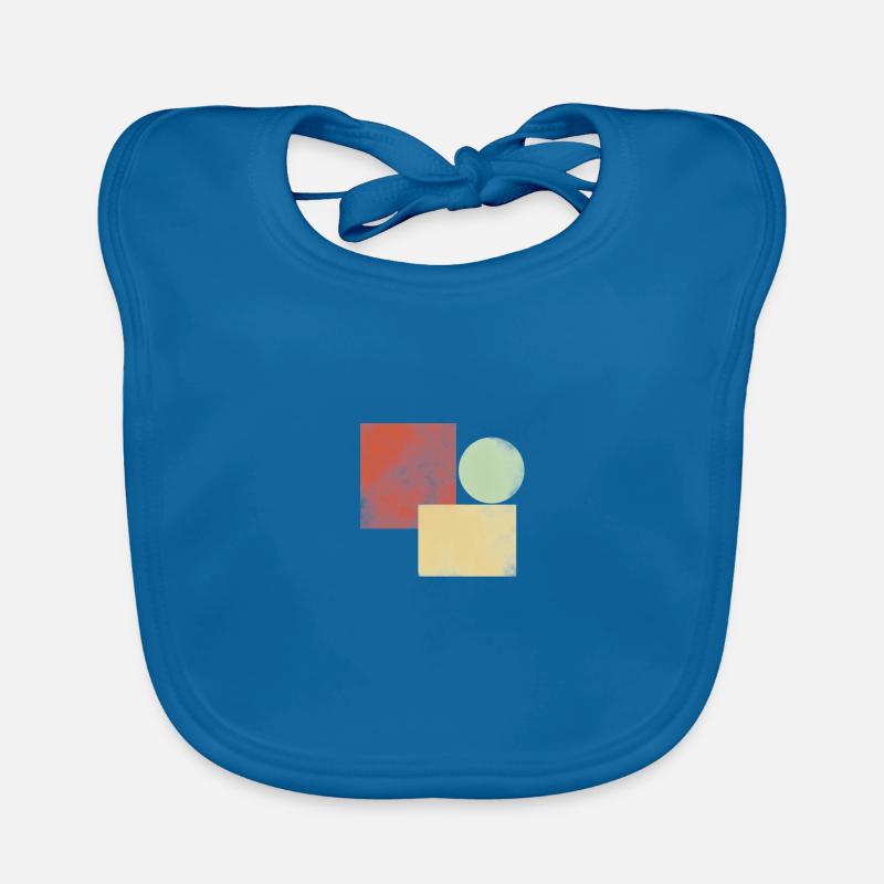 Simple Geometry Organic Baby Bibs