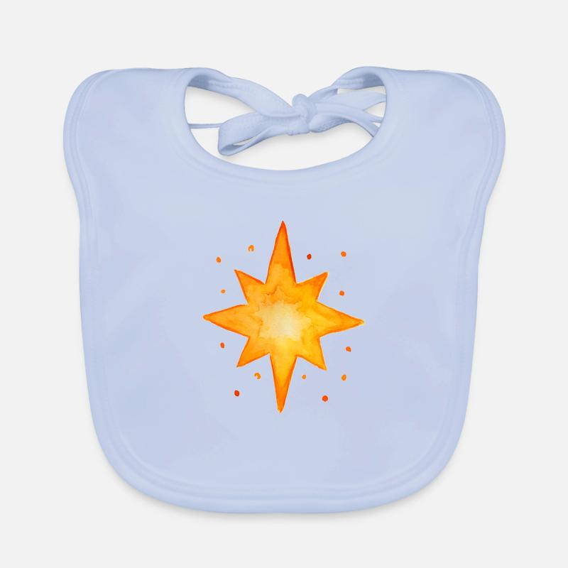 étoile Bavoir bio Bébé
