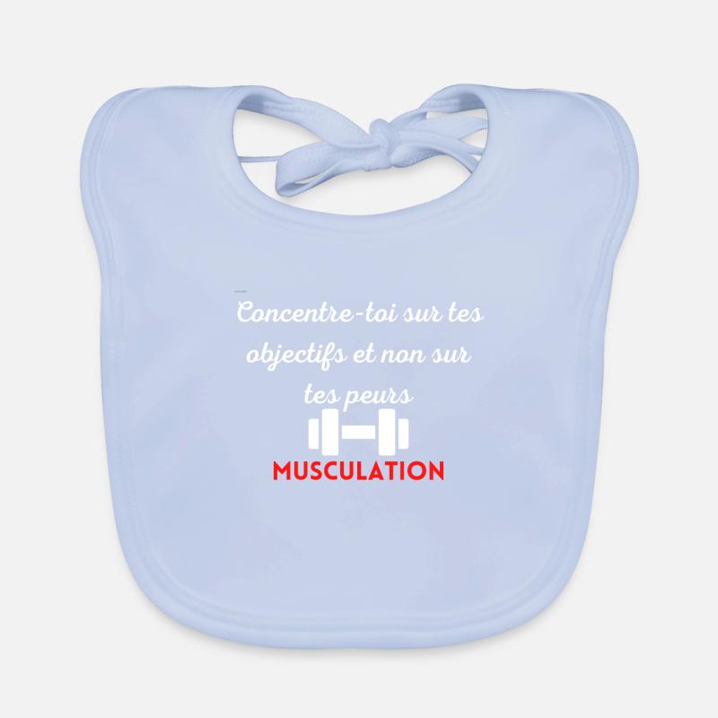 Concentre toi sur tes objectifs Bavoir bio Bébé