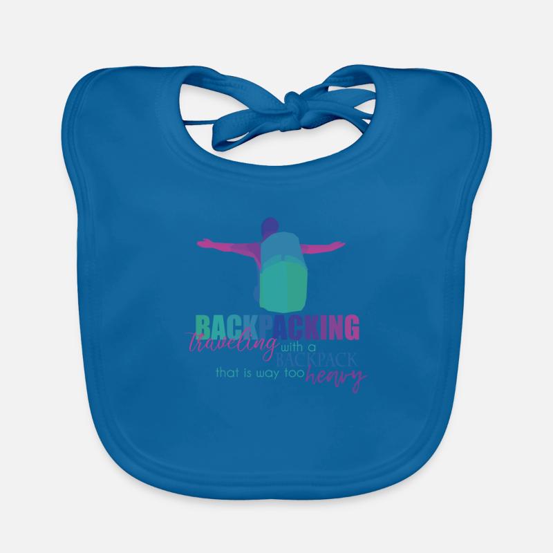 Backpacking Backpacker Organic Baby Bibs