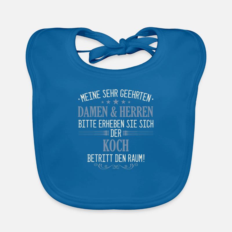 Koch Köche Chefkoch kochen Küche Beruf Spruch Baby Bio-Lätzchen