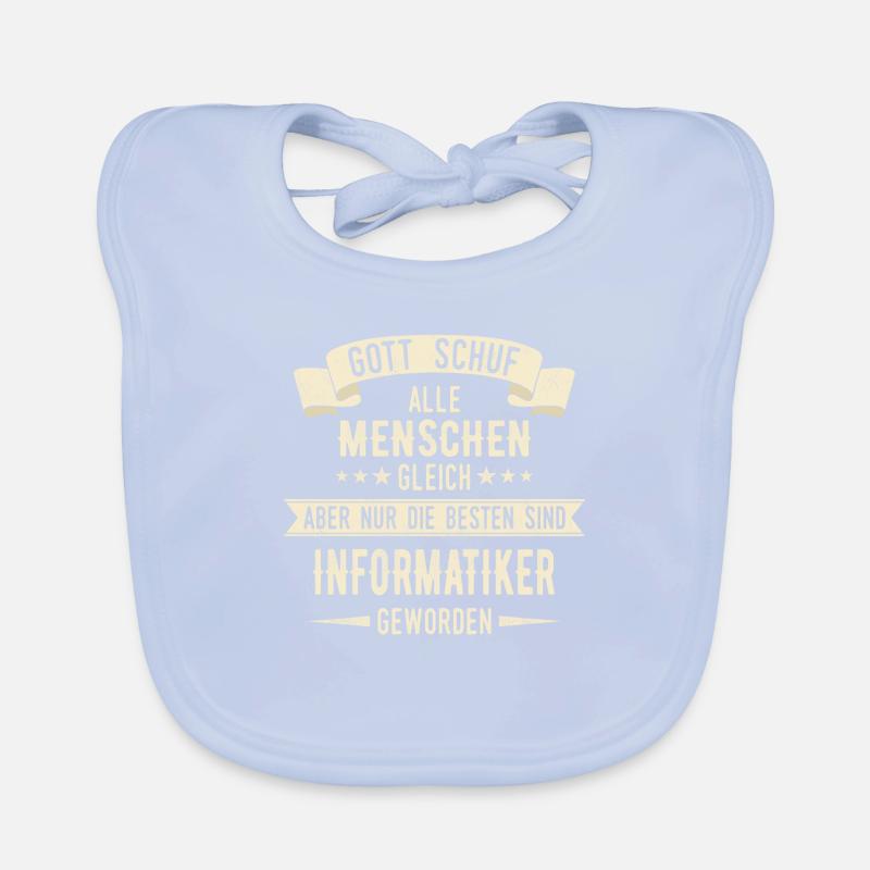 Informatiker Programmierer Informatik Spruch Baby Bio-Lätzchen