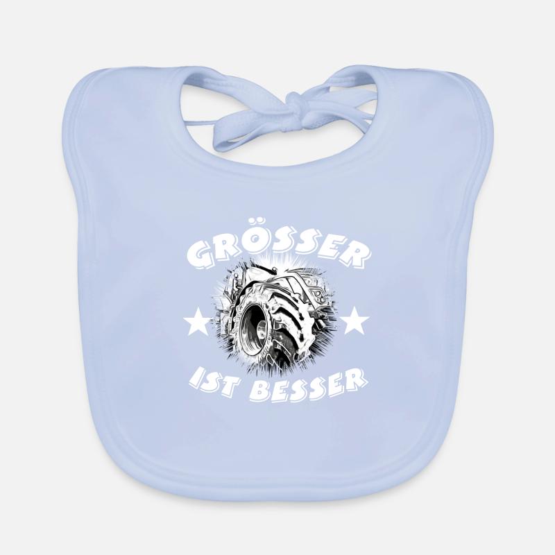 Traktor Baby Bio-Lätzchen