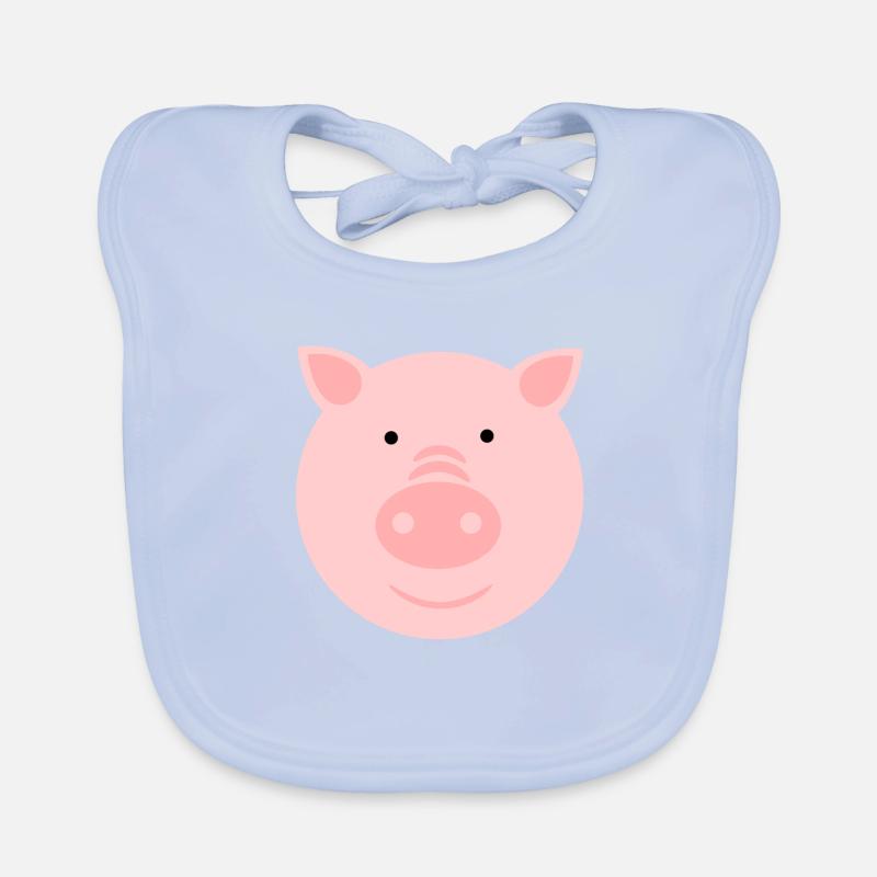 Peter the Pig Organic Baby Bibs