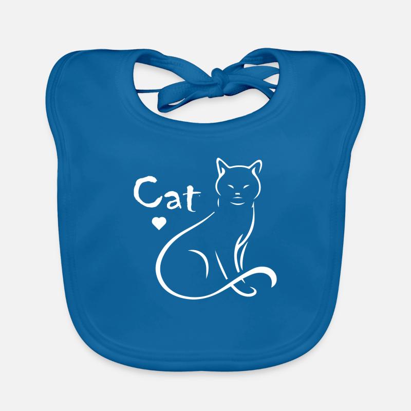 Chat Katze Bavoir bio Bébé