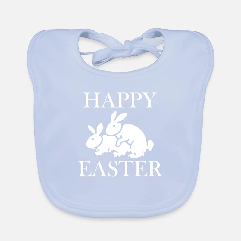 Easter Easter Rabbit Organic Baby Bibs