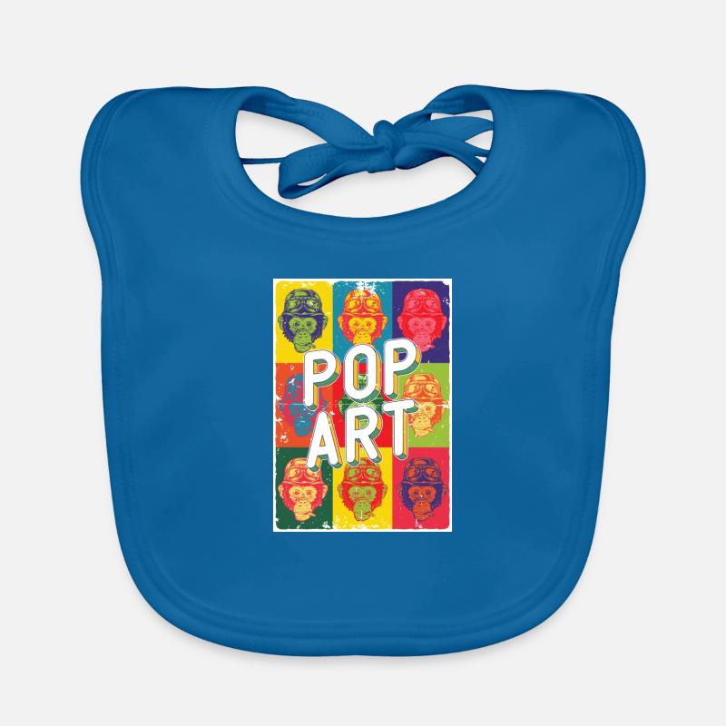 Pop Art Baby Bio-Lätzchen