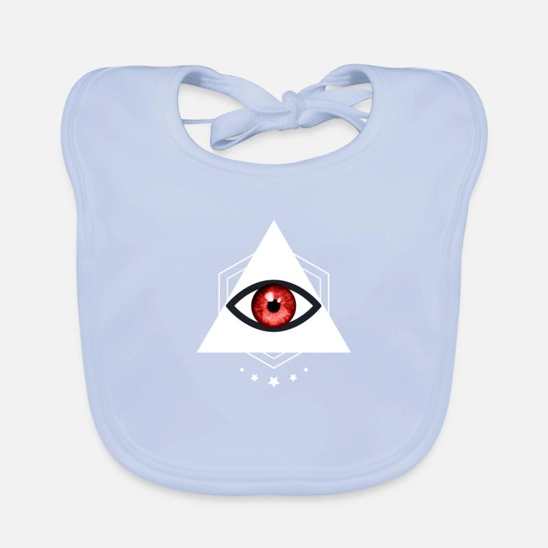 Illuminati Eye Organic Baby Bibs