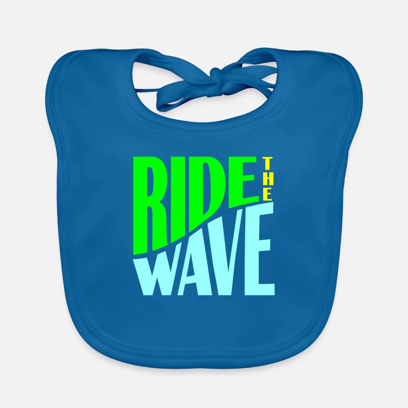 Ride the Wave plotter Baby Bio-Lätzchen