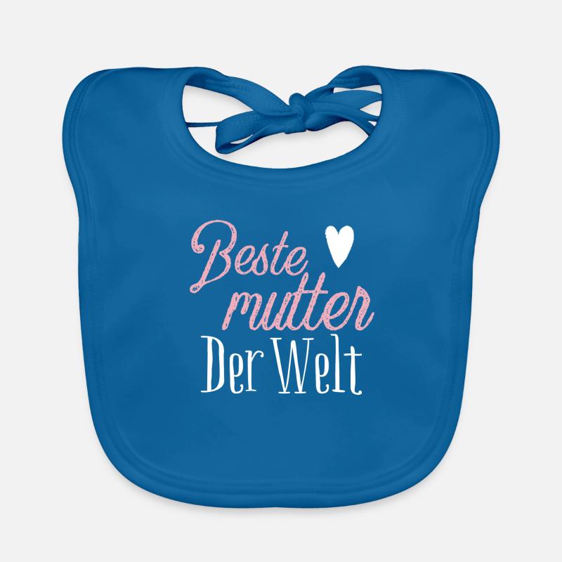 Beste Mutter der welt Baby Bio-Lätzchen