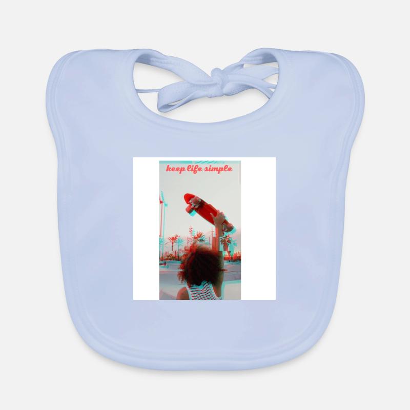 Halten Sie das Leben einfach Baby Bio-Lätzchen