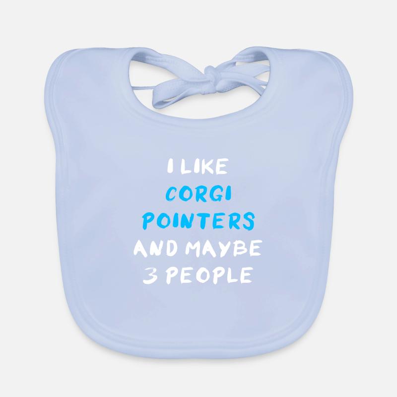 Pointeur Corgi Bavoir bio Bébé