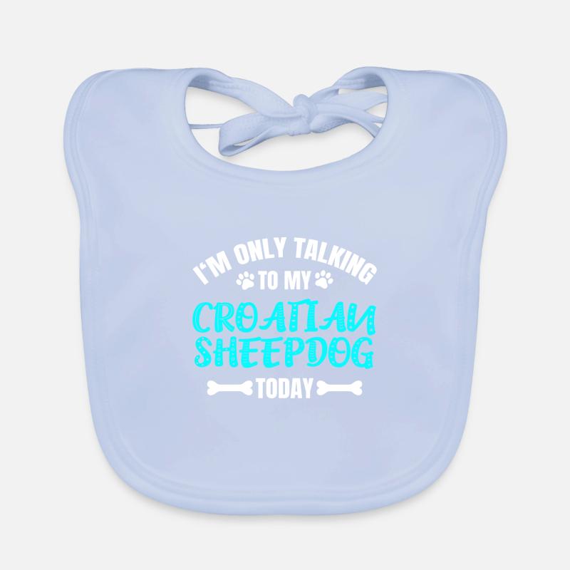 Chien de berger croate Bavoir bio Bébé