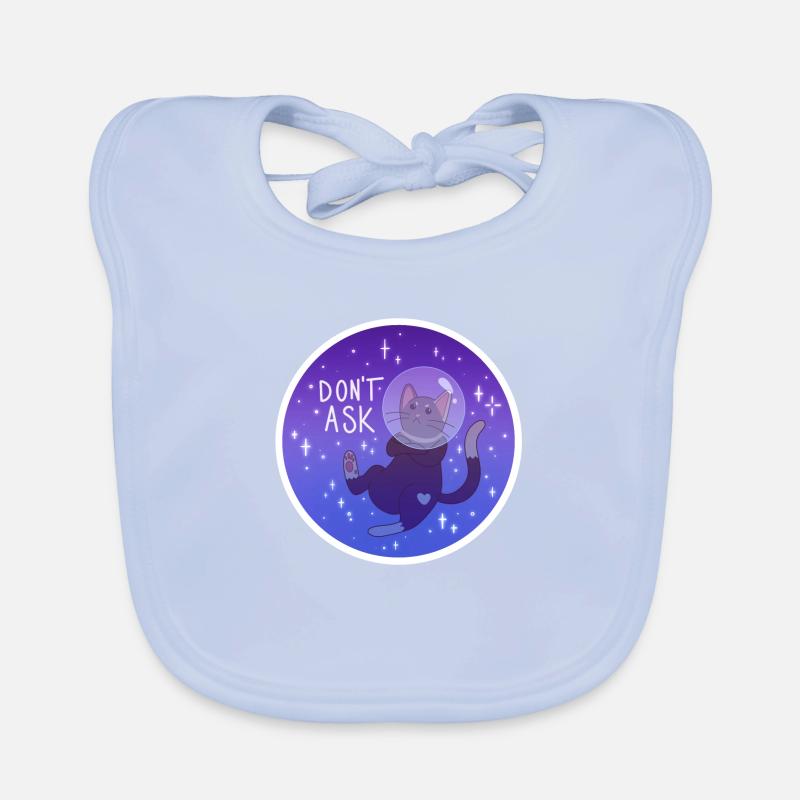 Kitty In Space Organic Baby Bibs