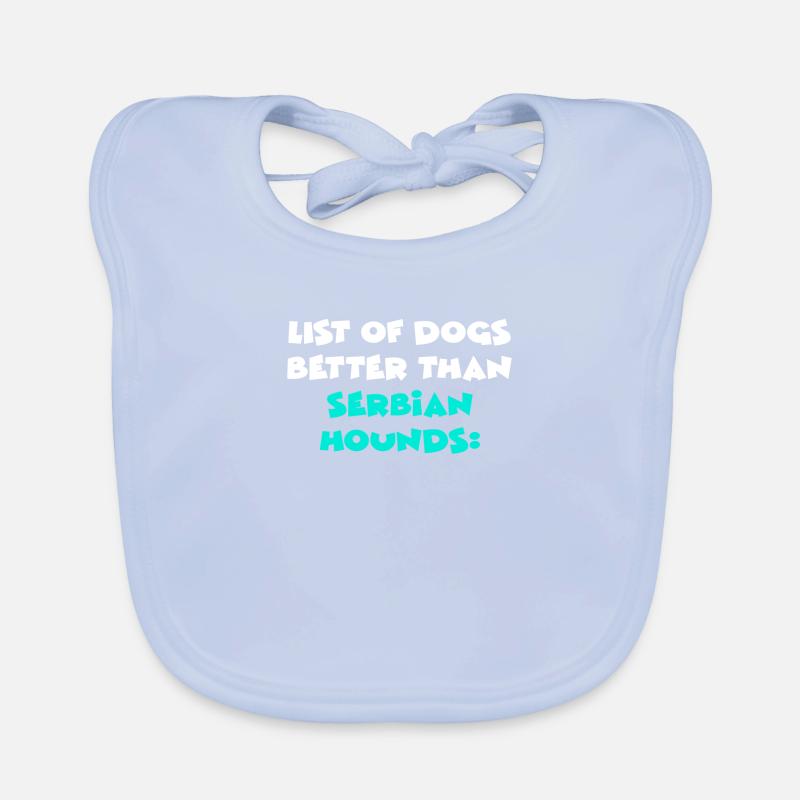 Chiens serbes Bavoir bio Bébé