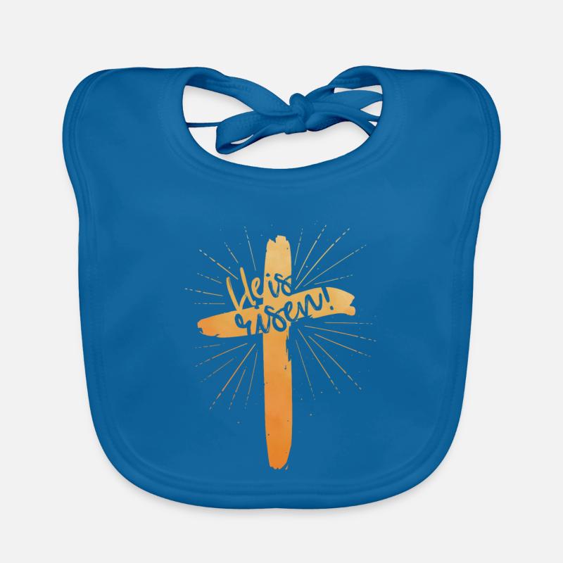 He is risen Organic Baby Bibs