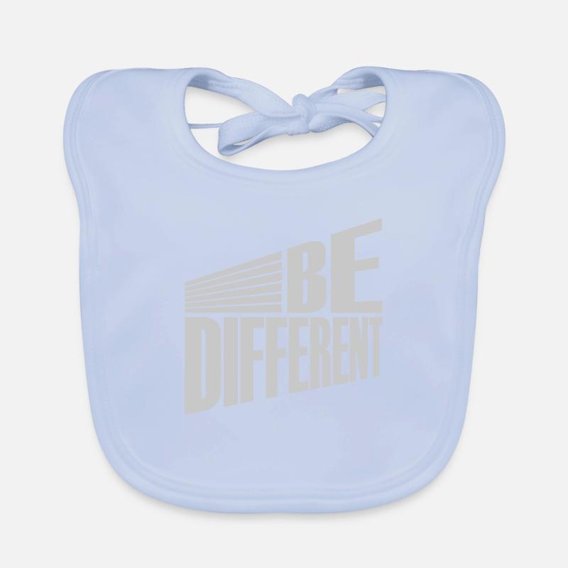 Be different Logo Design Organic Baby Bibs
