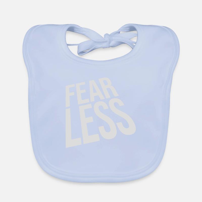 fearless Text Zitat Design Baby Bio-Lätzchen