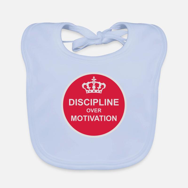 Citation de discipline sur la motivation Bavoir bio Bébé