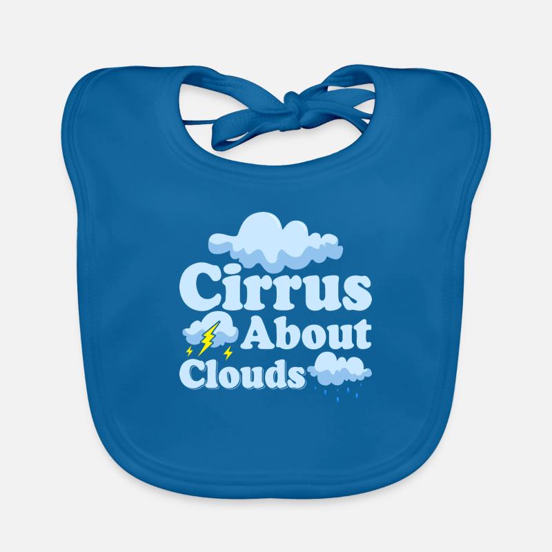 Cirrus About Clouds Meteorology Weather Organic Baby Bibs