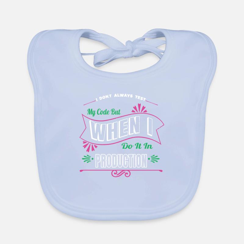 Backend Developer Funny Awesome Sayings Organic Baby Bibs
