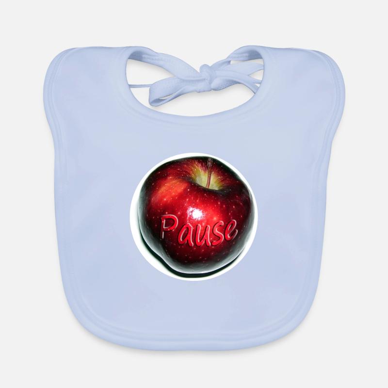 Apfel 01 Pause Poster Baby Bio-Lätzchen