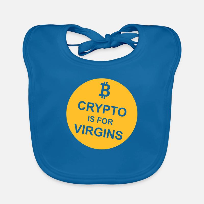 Crypto est pour les vierges Bavoir bio Bébé