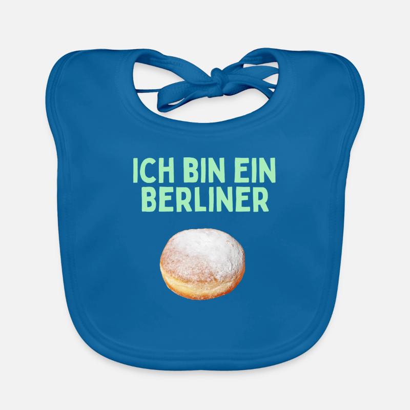 Ich bin ein Berliner Baby Bio-Lätzchen