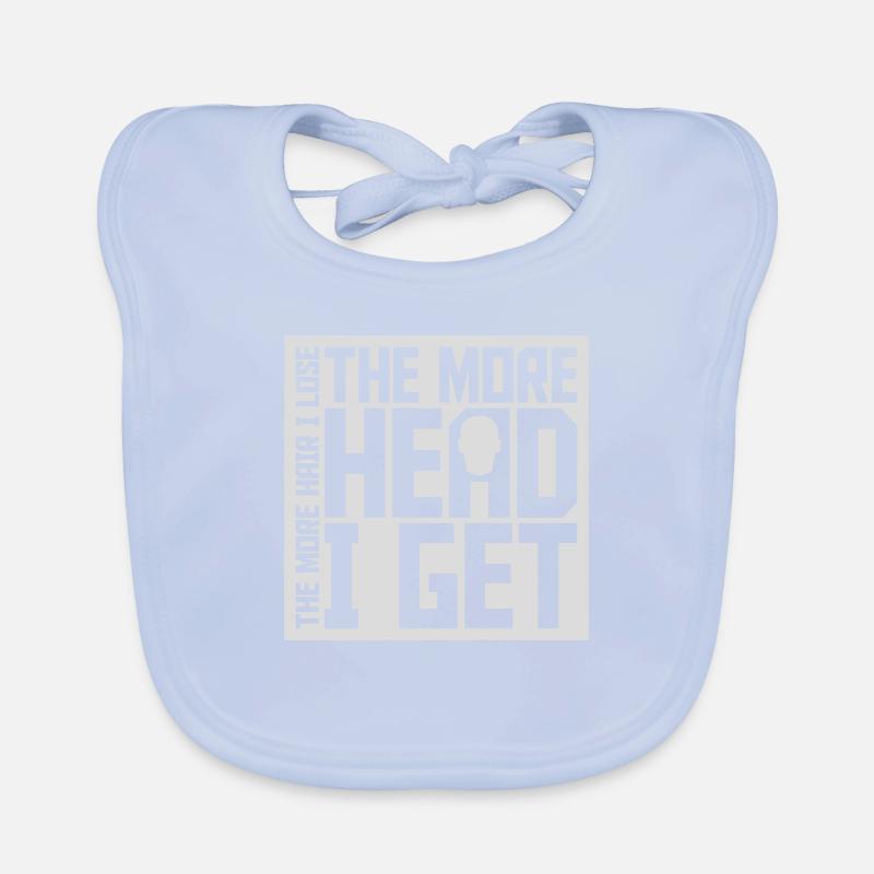 I get more head Organic Baby Bibs