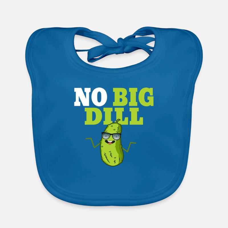 Pas de gros concombre cornichon à l’aneth Bavoir bio Bébé