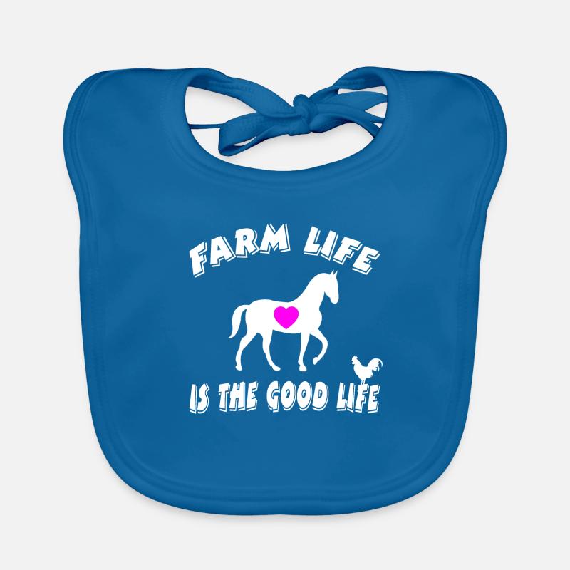 Ferme Bavoir bio Bébé