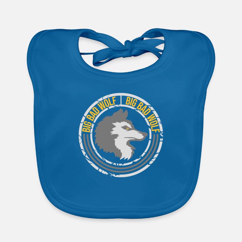 big bad wolf quote Organic Baby Bibs