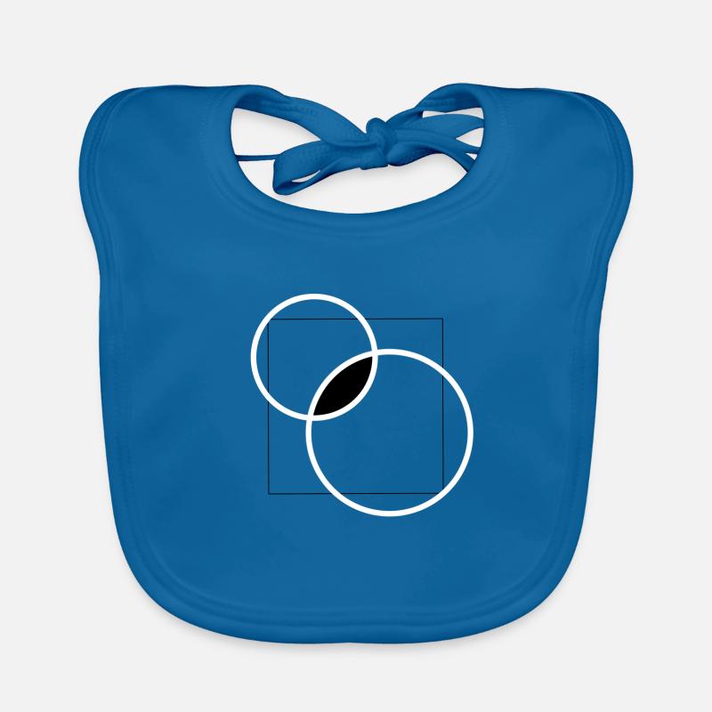 Kreis Quadrat Form Baby Bio-Lätzchen