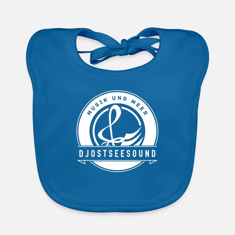 DJOstseeSound Design - Baby Bio-Lätzchen - Pfauenblau
