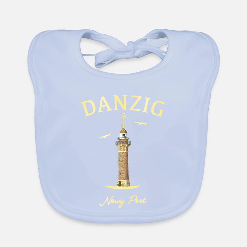 Danzig, Leuchtturm Baby Bio-Lätzchen