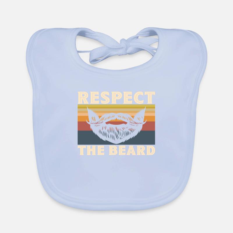 Respect the Beard Baby Bio-Lätzchen