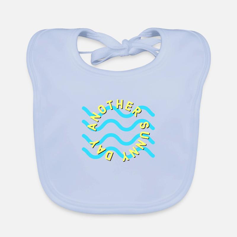 Ein weiterer sonniger Tag! Baby Bio-Lätzchen