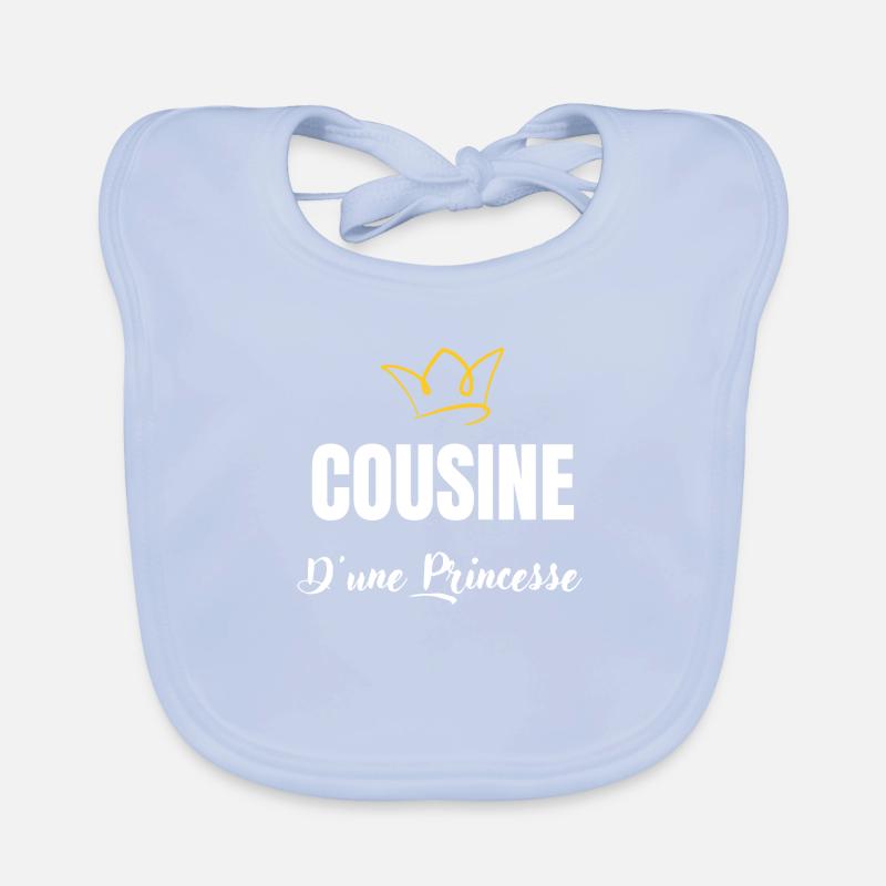 cousine d'une princesse Bavoir bio Bébé