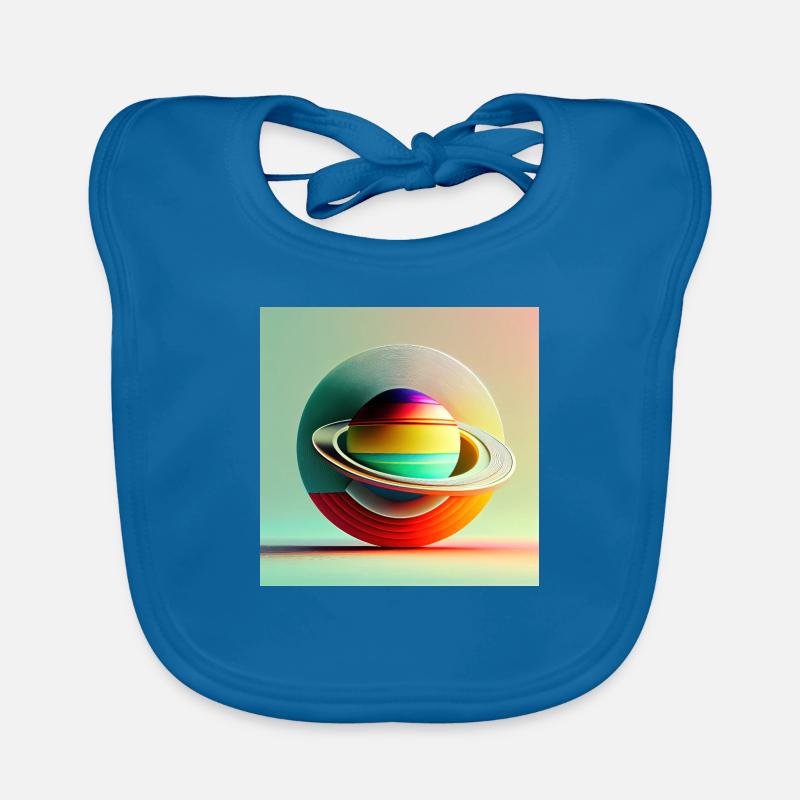 Colonisation de Saturne Bavoir bio Bébé