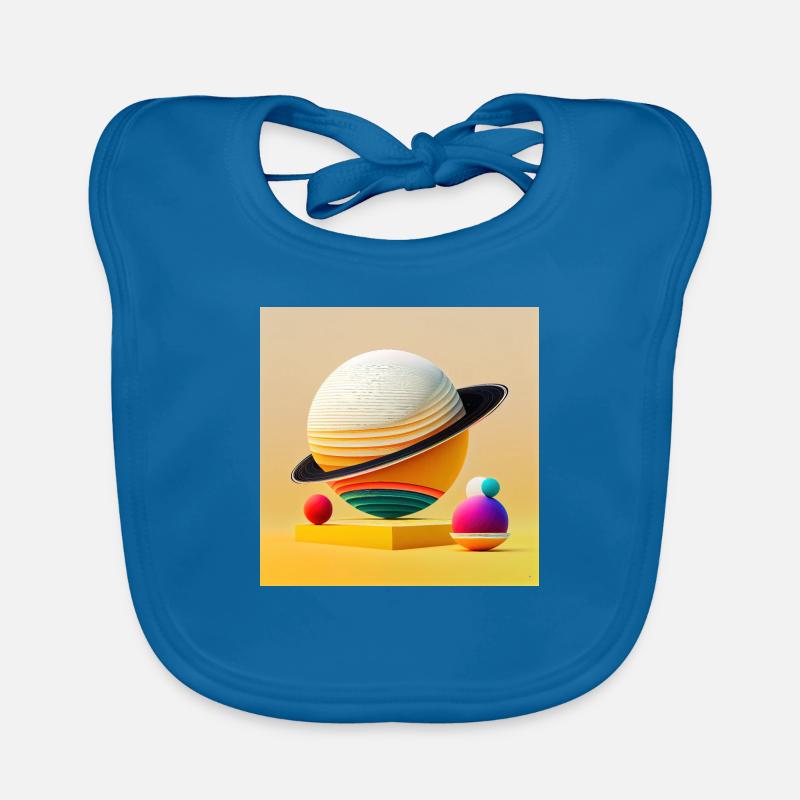 Colonisation de Saturne Bavoir bio Bébé