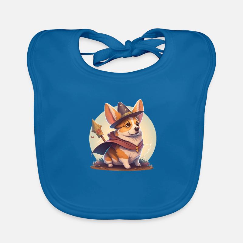 Corgi Magicien Bavoir bio Bébé