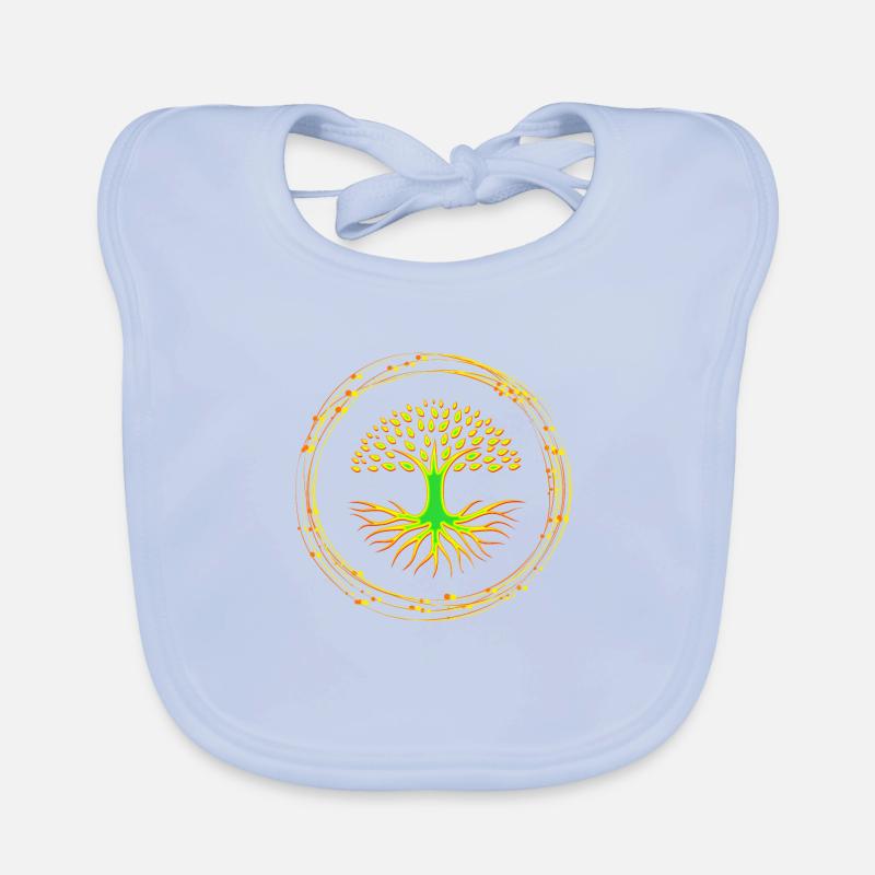Baum des Lebens Baby Bio-Lätzchen